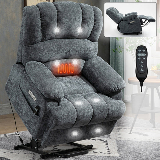 Comfortable Power Lift Recliner Chair with Advanced Massage