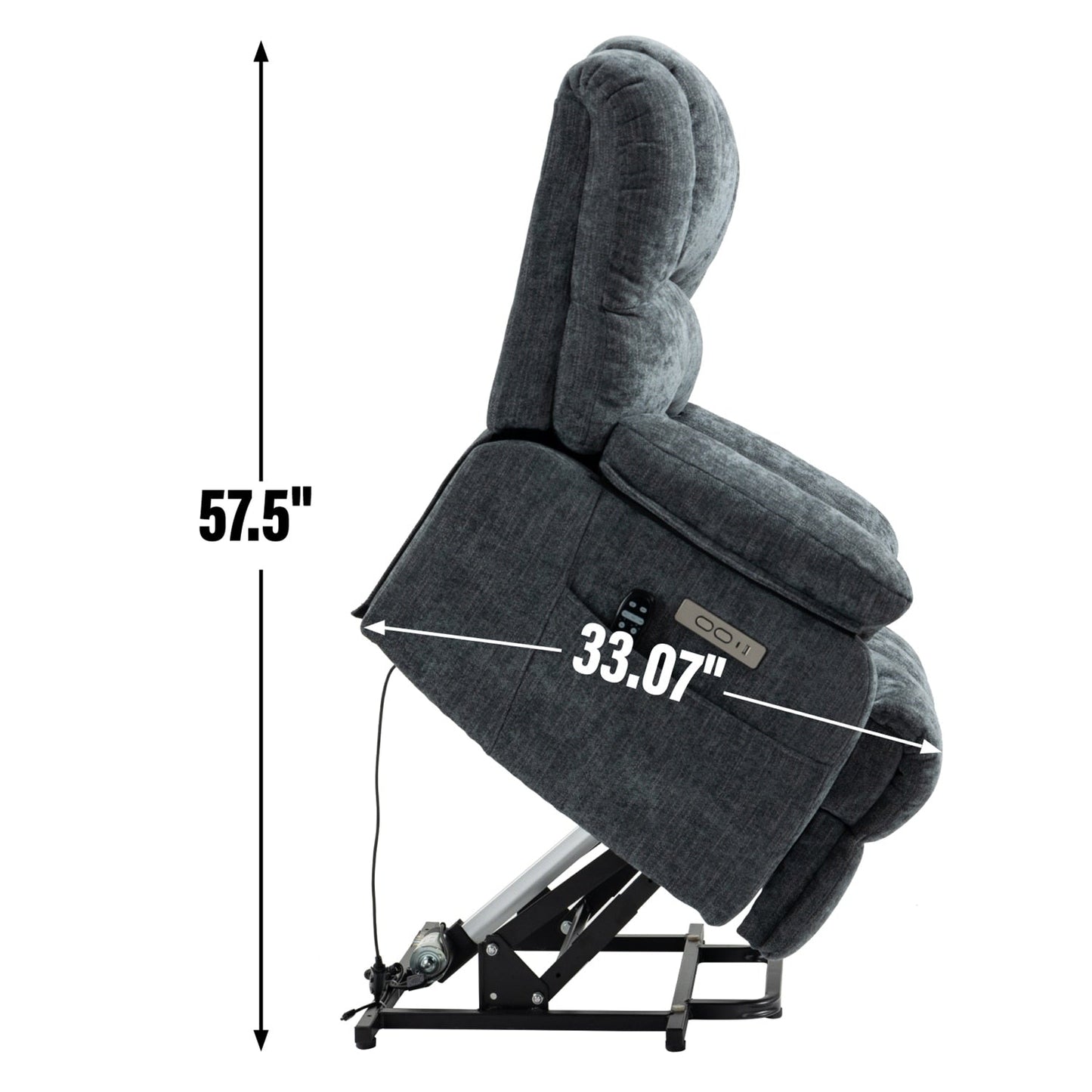 Comfortable Power Lift Recliner Chair with Advanced Massage