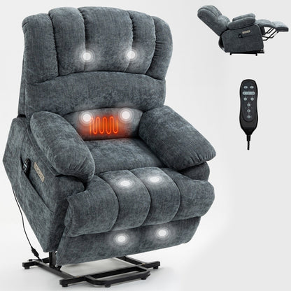 Comfortable Power Lift Recliner Chair with Advanced Massage