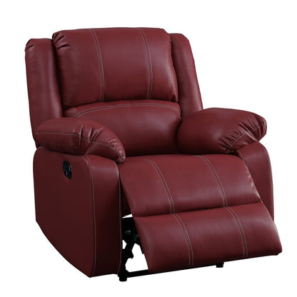 Comfortable Synthetic Leather Rocker Recliner