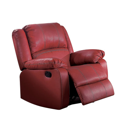 Comfortable Synthetic Leather Rocker Recliner