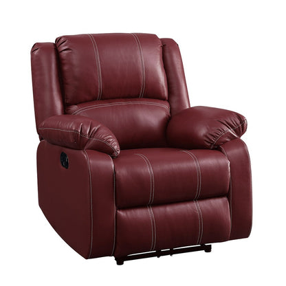 Comfortable Synthetic Leather Rocker Recliner