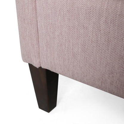 Comfy 3-seat Sofa with Wooden Legs