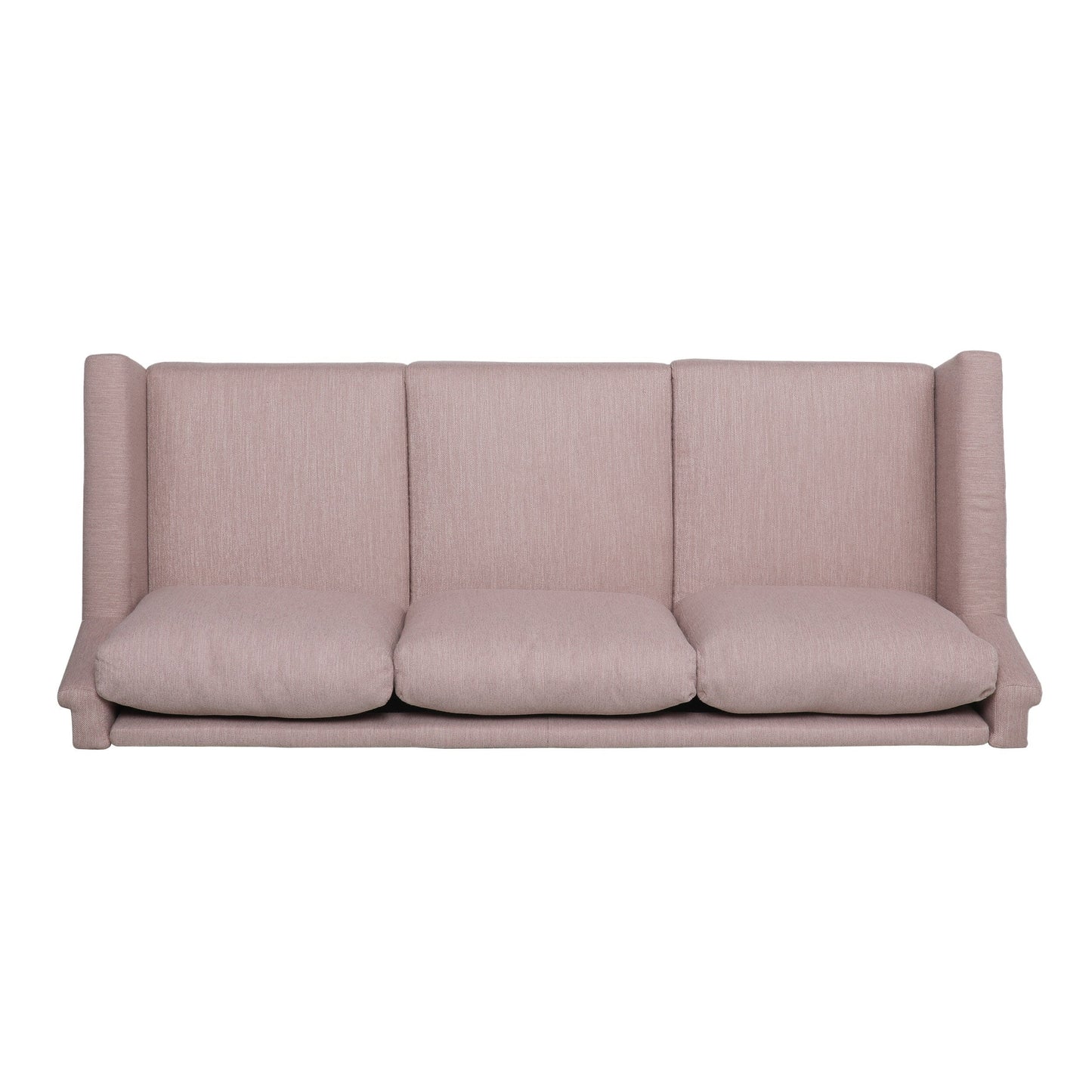 Comfy 3-seat Sofa with Wooden Legs