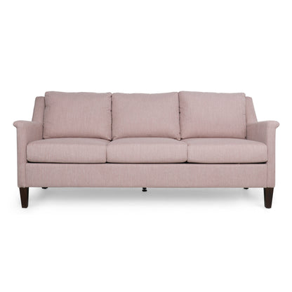 Comfy 3-seat Sofa with Wooden Legs