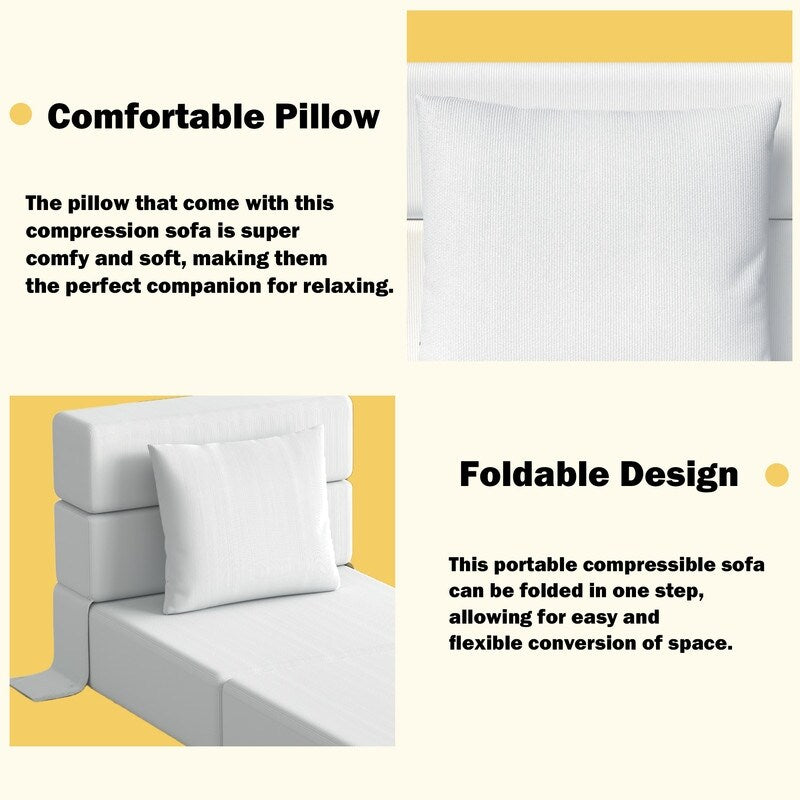 Convertible Compression Corduroy Sectional Sofa