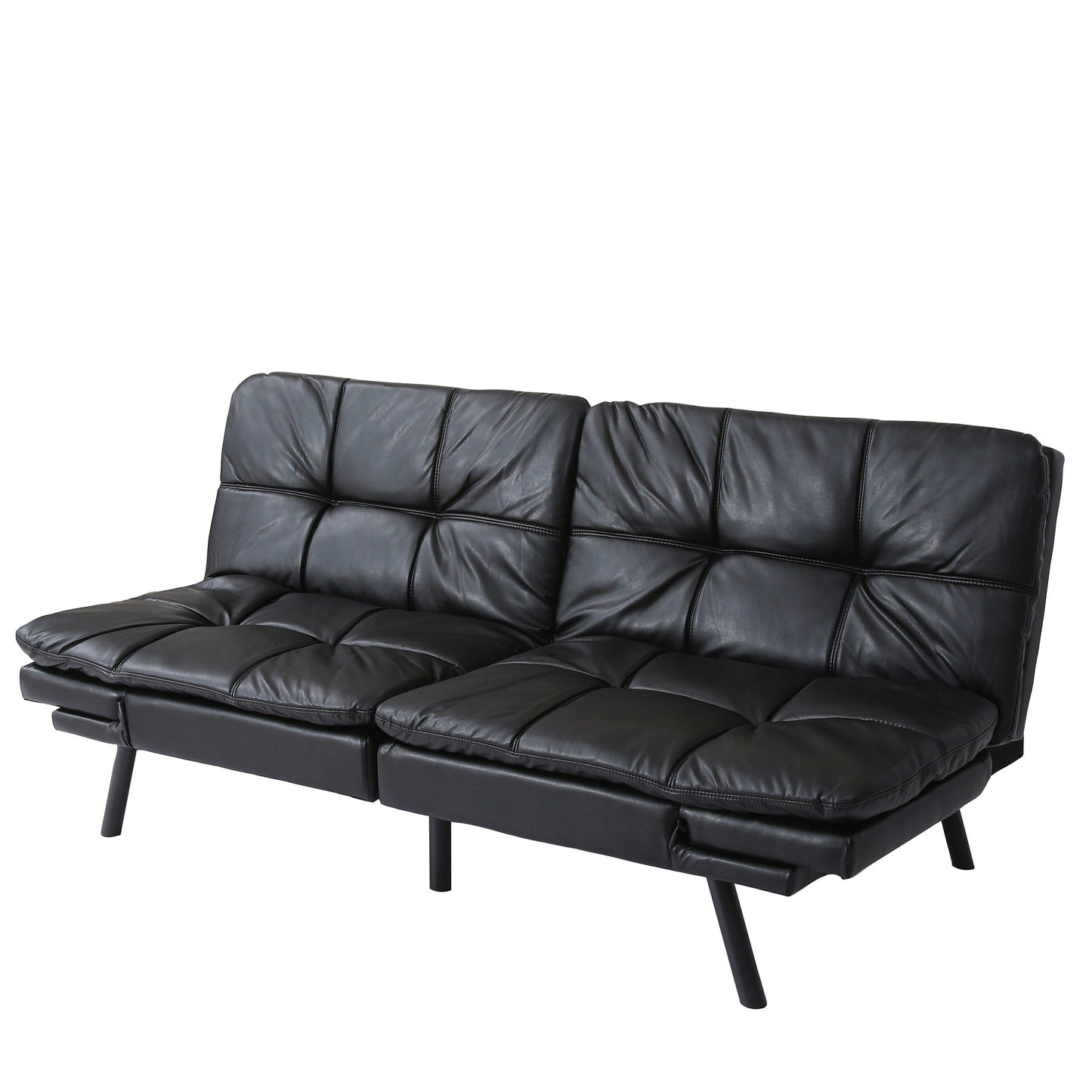 Convertible Futon Couch Bed, Modern Folding Sleeper Sofa