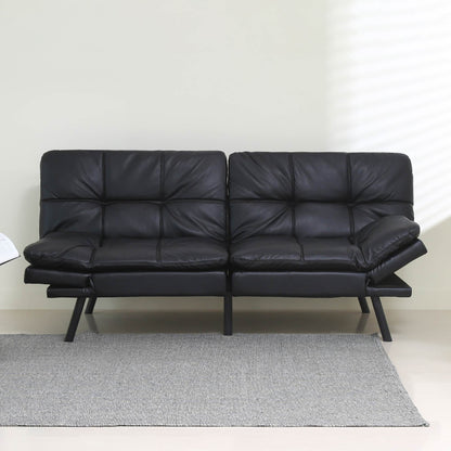 Convertible Futon Couch Bed, Modern Folding Sleeper Sofa