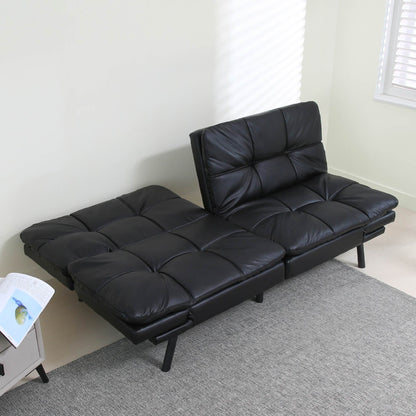 Convertible Futon Couch Bed, Modern Folding Sleeper Sofa