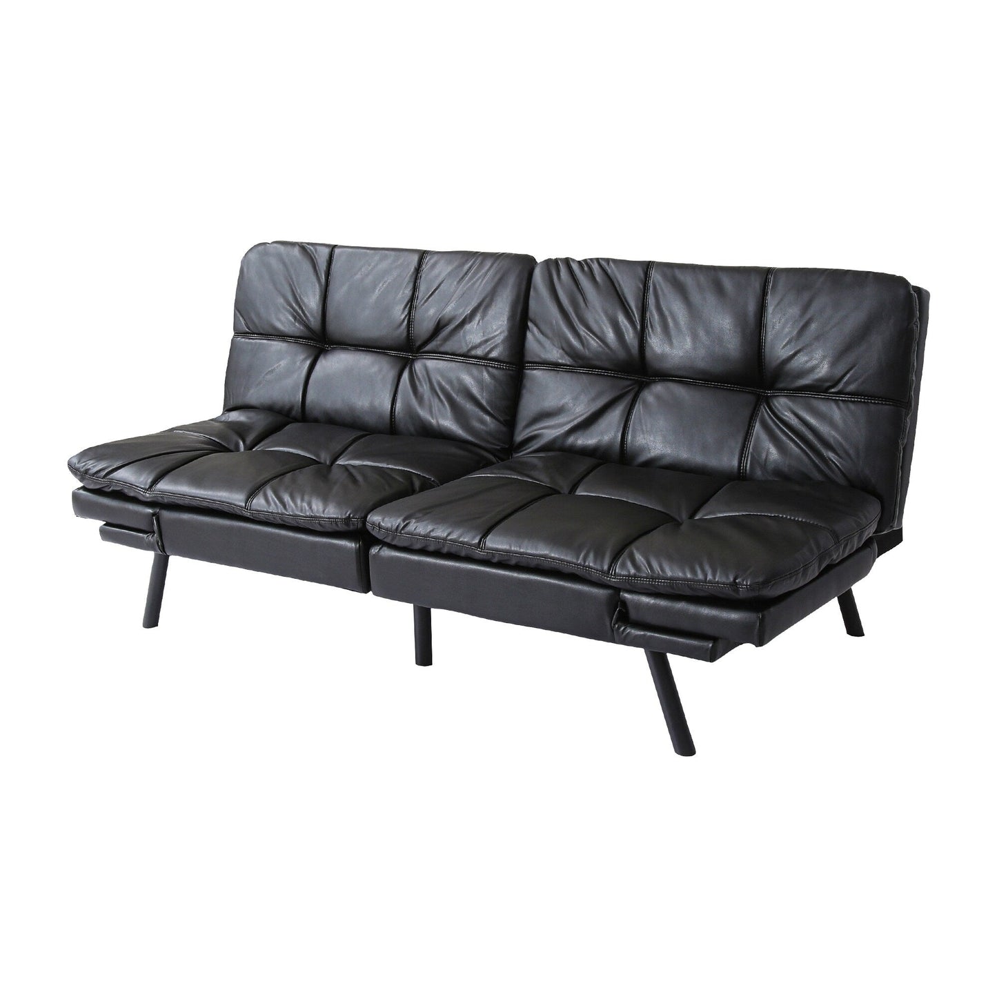 Convertible Loveseat Sofa Bed with Adjustable Armrests