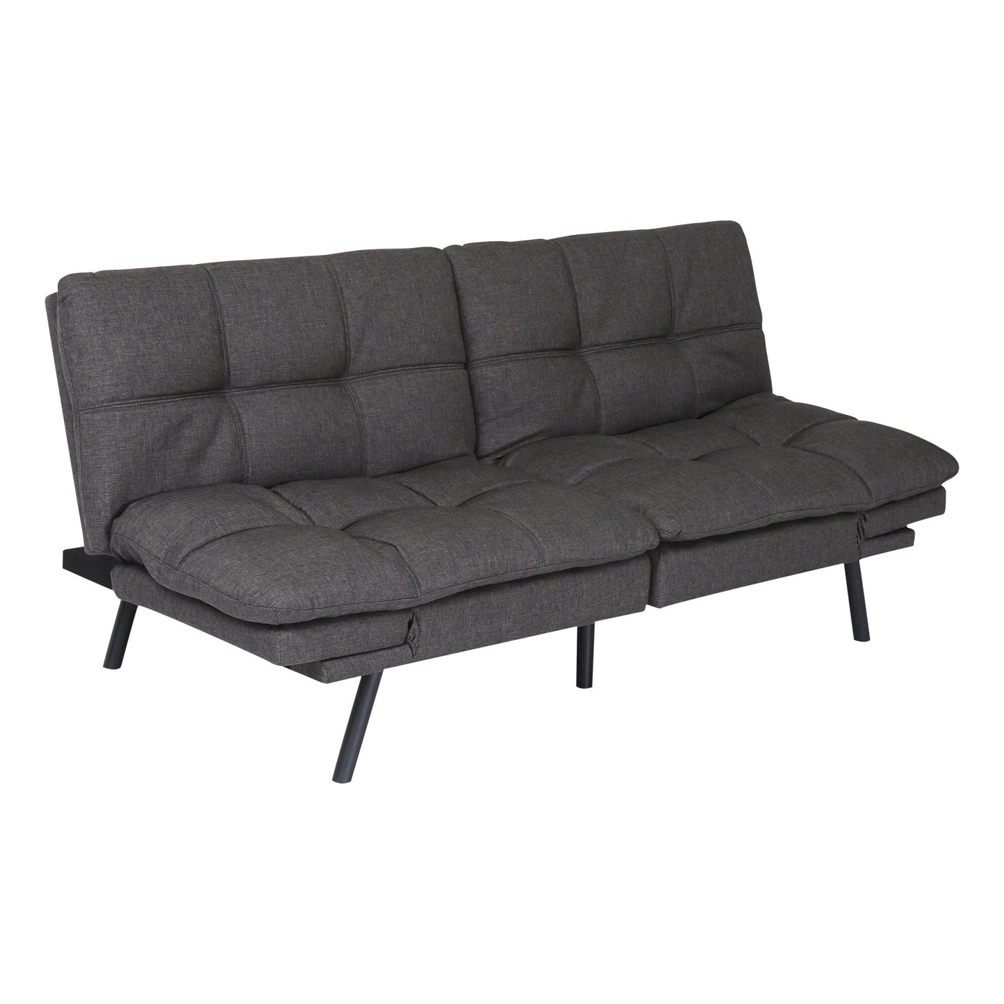 Convertible Loveseat Sofa Bed with Adjustable Armrests