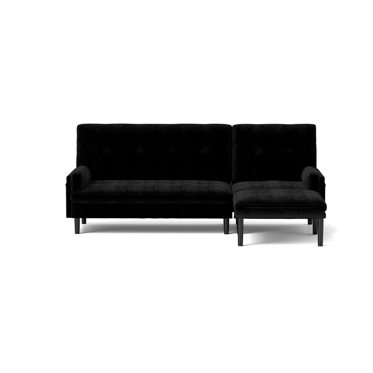Corduroy Adjustable 3-seater Sofa and Guest Bed