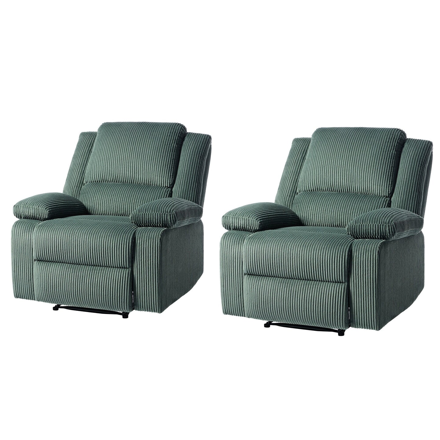 Corduroy Adjustable Recliner Chair Sofa for Living Room