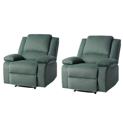 Corduroy Adjustable Recliner Chair Sofa for Living Room