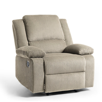 Corduroy Adjustable Recliner Chair Sofa for Living Room