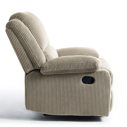 Corduroy Adjustable Recliner Chair Sofa for Living Room