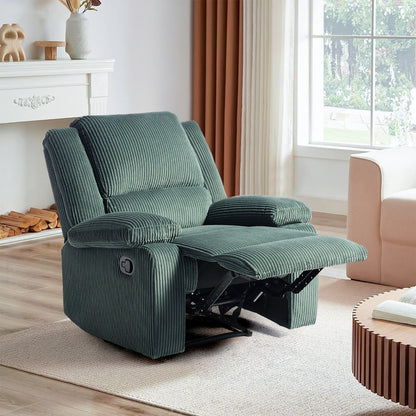 Corduroy Adjustable Recliner Chair Sofa for Living Room