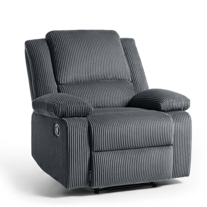 Corduroy Adjustable Recliner Chair Sofa for Living Room