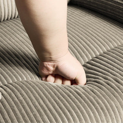 Corduroy Adjustable Recliner Chair Sofa for Living Room