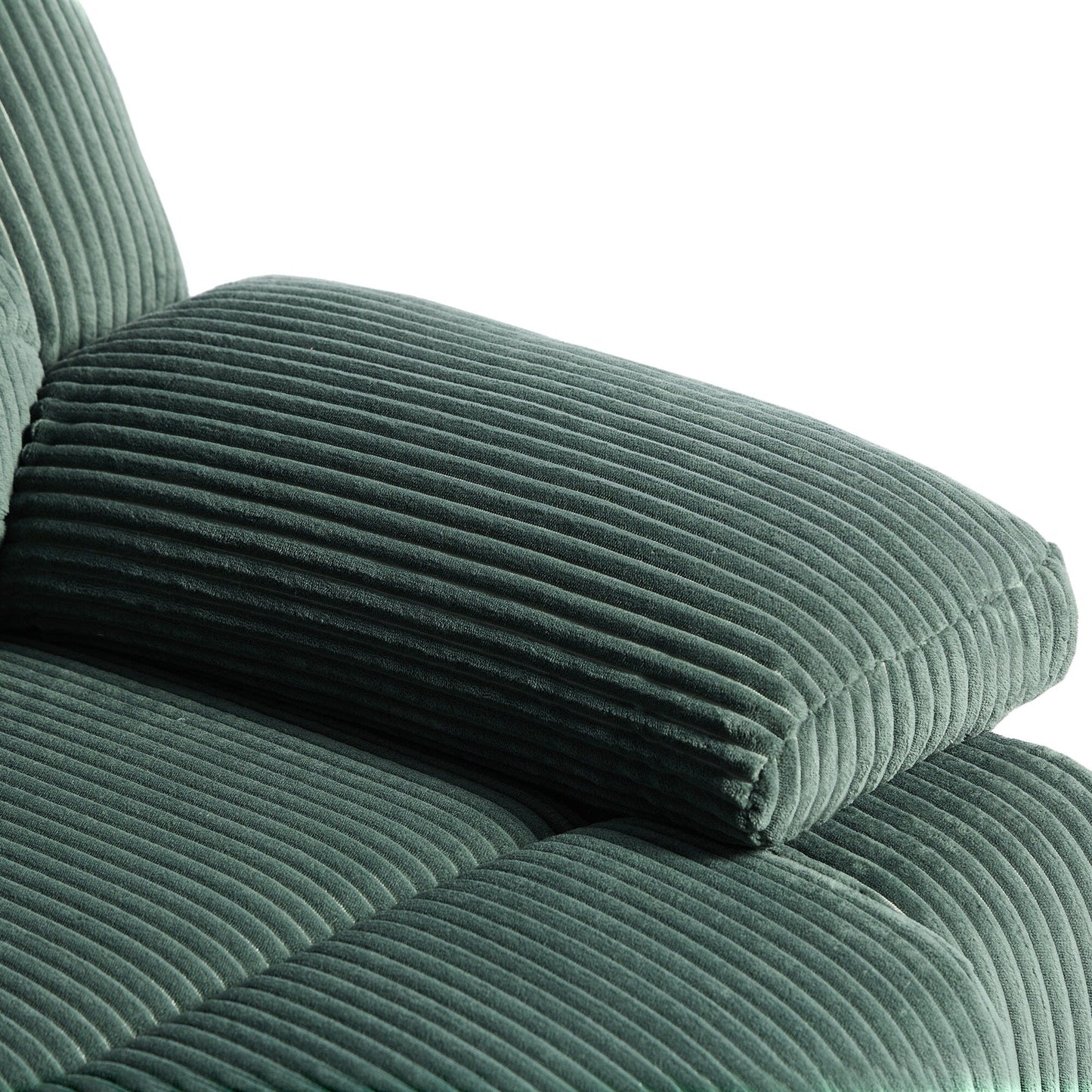 Corduroy Adjustable Recliner Chair Sofa for Living Room