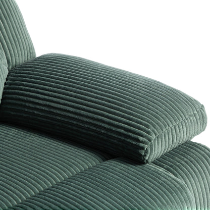 Corduroy Adjustable Recliner Chair Sofa for Living Room