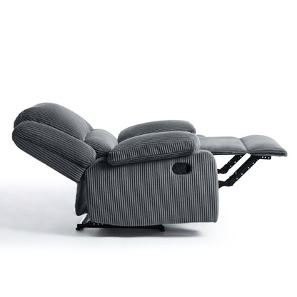 Corduroy Adjustable Recliner Chair Sofa for Living Room