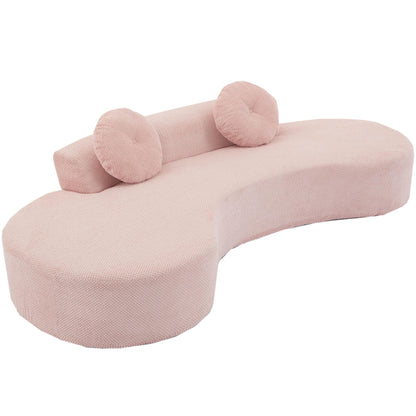 Corduroy Cloud Sofa with Pillows