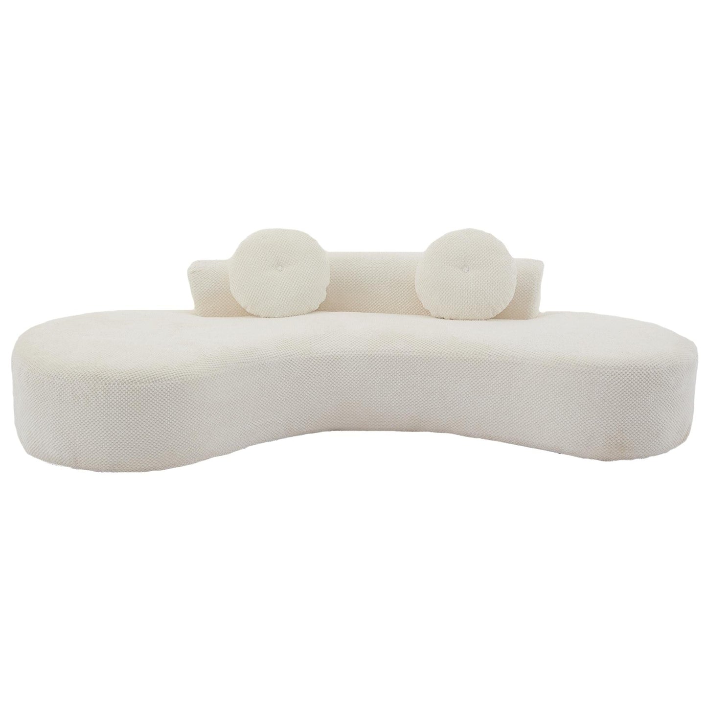 Corduroy Cloud Sofa with Pillows