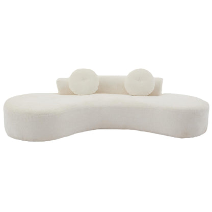 Corduroy Cloud Sofa with Pillows