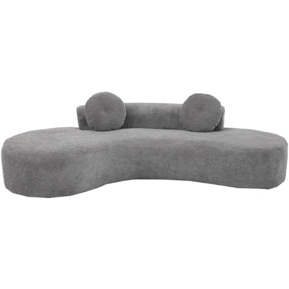 Corduroy Cloud Sofa with Pillows