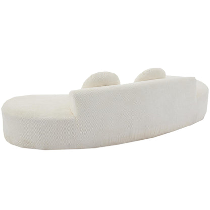 Corduroy Cloud Sofa with Pillows