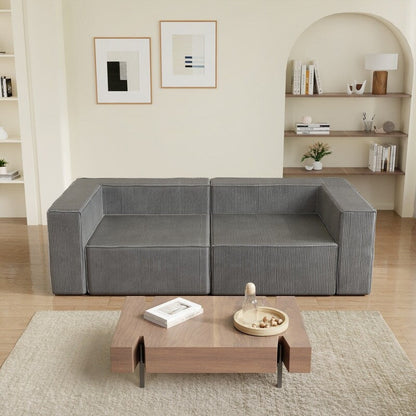 Corduroy Module Comfortable Compression Sofas