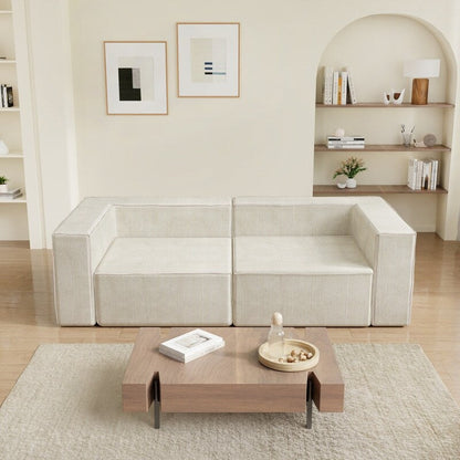 Corduroy Module Comfortable Compression Sofas