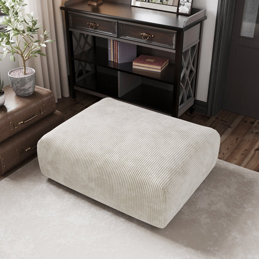 Corduroy Sofa Couch Ottoman