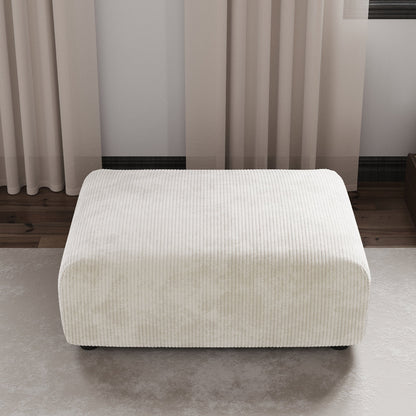 Corduroy Sofa Couch Ottoman