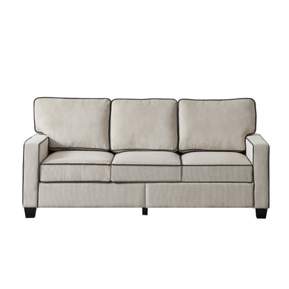 Corduroy Sofa with Removable Storage - Modern Living Spaces