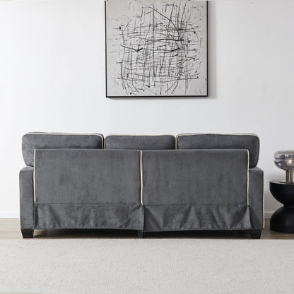 Corduroy Sofa with Removable Storage - Modern Living Spaces