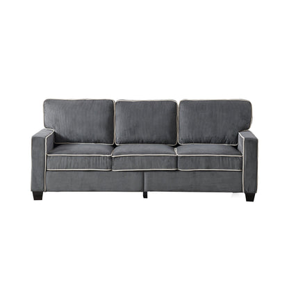 Corduroy Sofa with Removable Storage - Modern Living Spaces