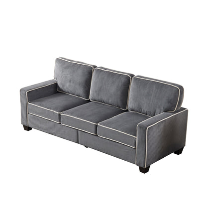 Corduroy Sofa with Removable Storage - Modern Living Spaces