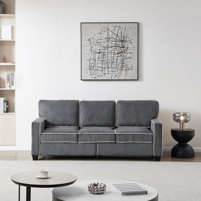 Corduroy Sofa with Removable Storage - Modern Living Spaces
