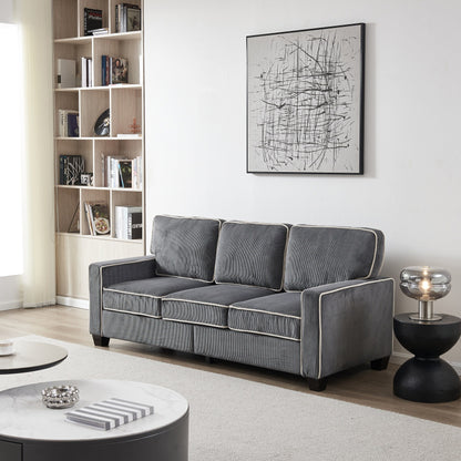 Corduroy Sofa with Removable Storage - Modern Living Spaces
