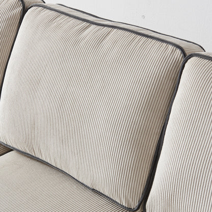 Corduroy Sofa with Removable Storage - Modern Living Spaces