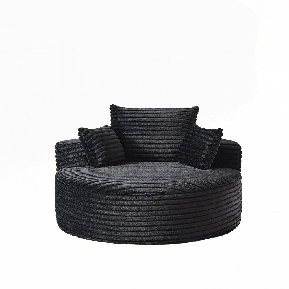 Corduroy Sponge single sofa,No Assembly Required