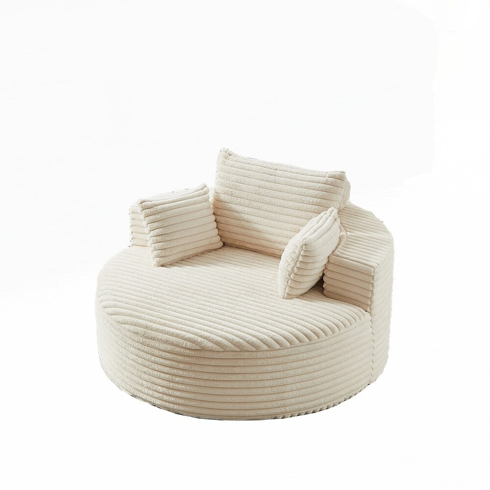 Corduroy Sponge single sofa,No Assembly Required