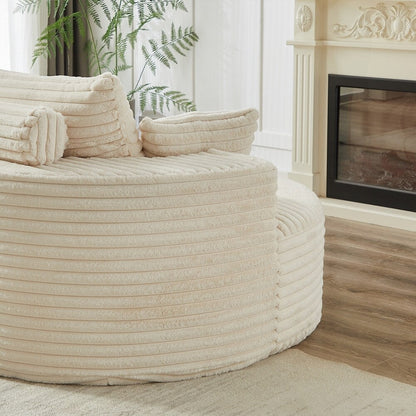 Corduroy Sponge single sofa,No Assembly Required