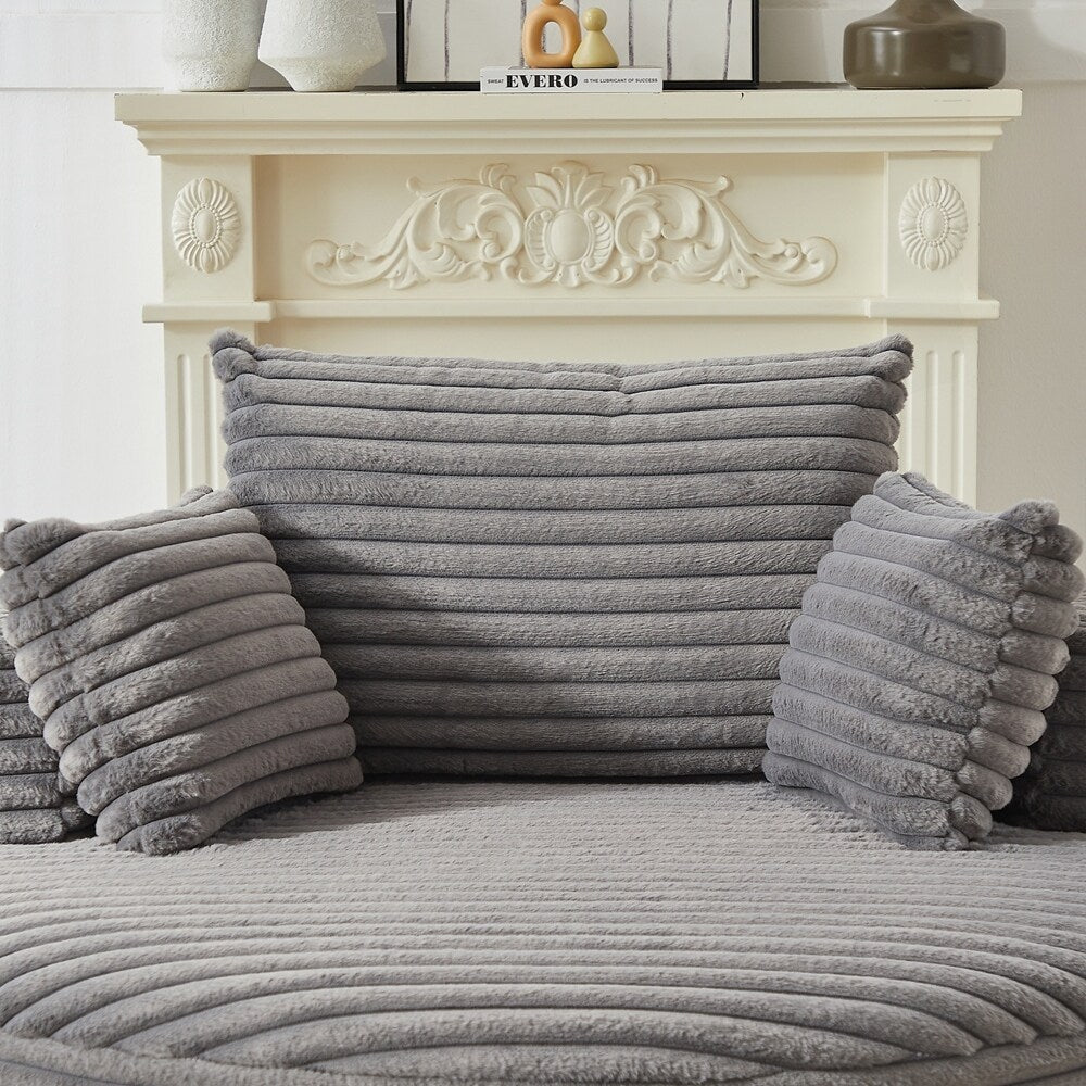 Corduroy Sponge single sofa,No Assembly Required