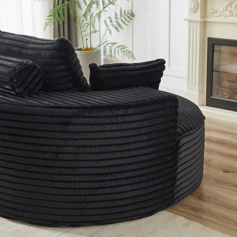 Corduroy Sponge single sofa,No Assembly Required