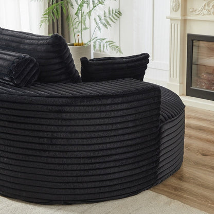 Corduroy Sponge single sofa,No Assembly Required