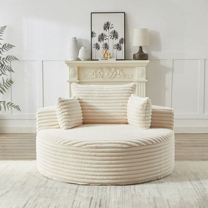 Corduroy Sponge single sofa,No Assembly Required