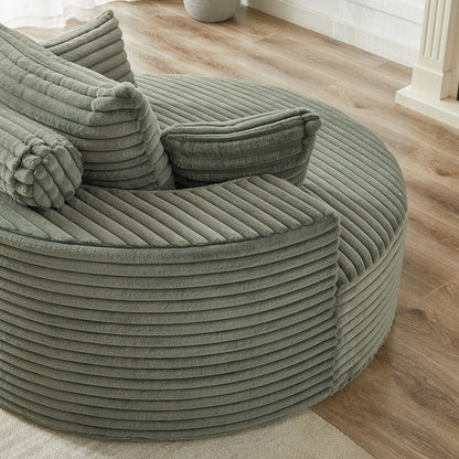 Corduroy Sponge single sofa,No Assembly Required